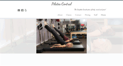 Desktop Screenshot of pilatescentraltoledo.com
